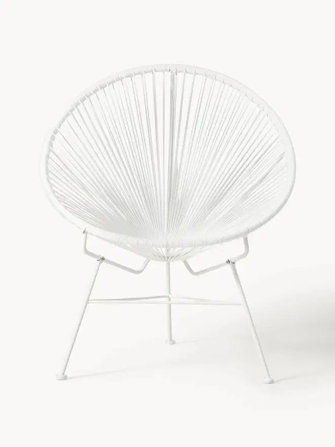 White Handwoven Bahia Chair