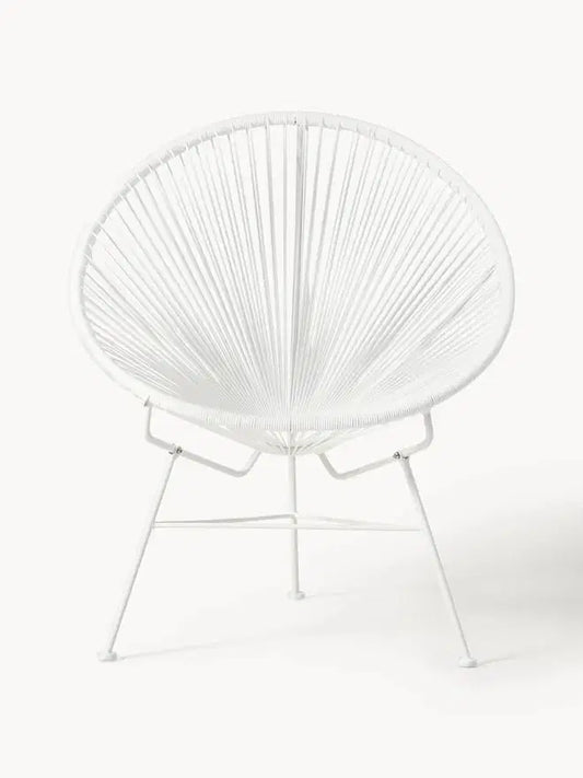 White Handwoven Bahia Chair