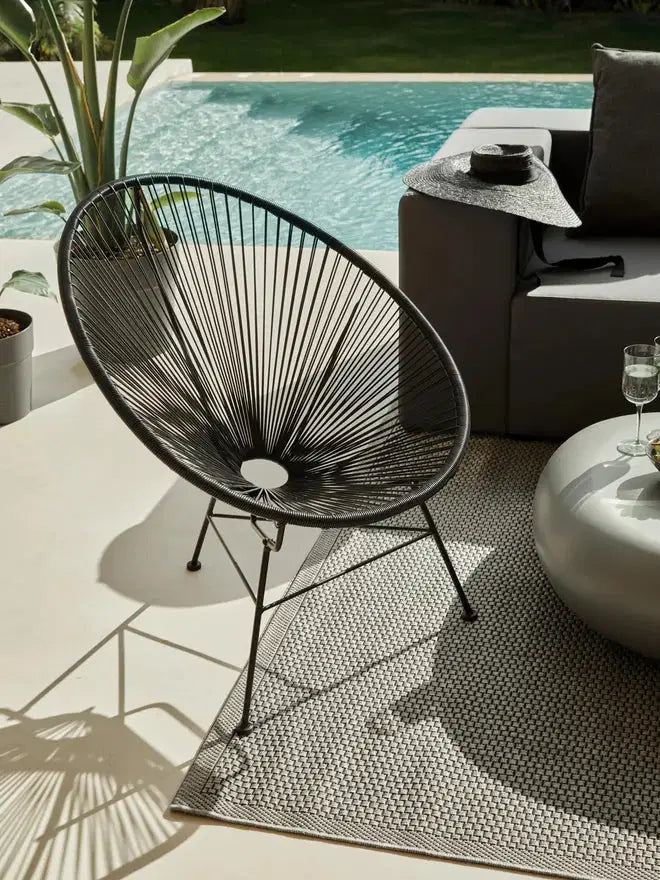 Black Outdoor Bahia Chair