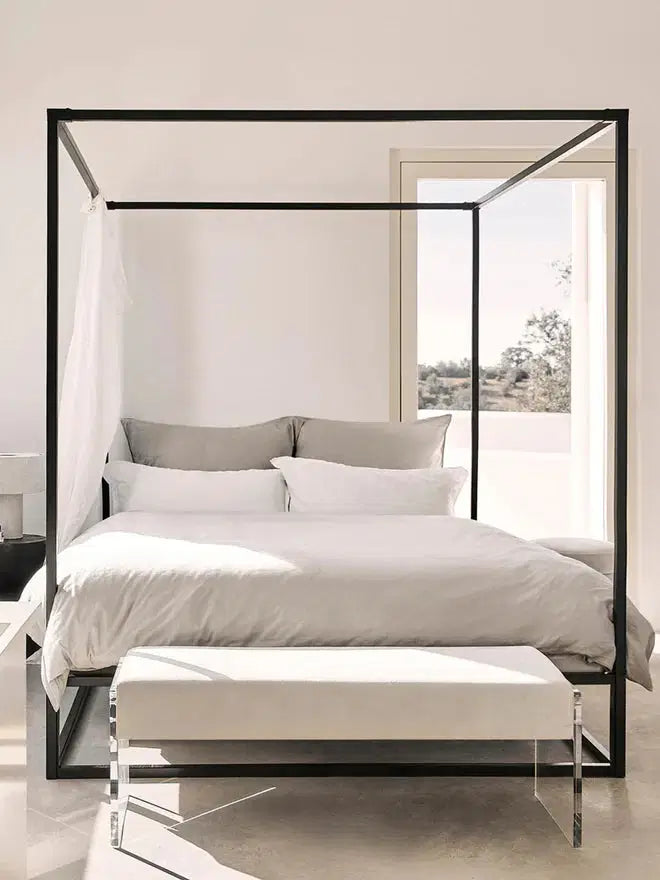 Metal Bed Frame – Four Poster Design