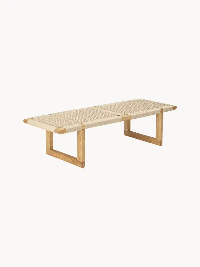 Curved Oak Bench