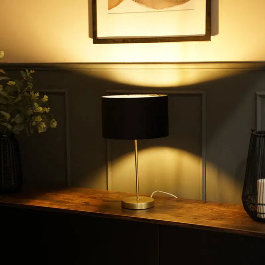 Brass Side Table Lamp