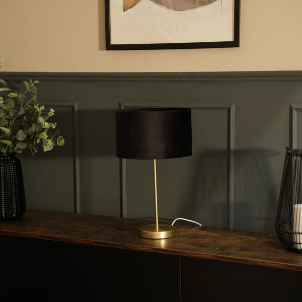 Brass Side Table Lamp