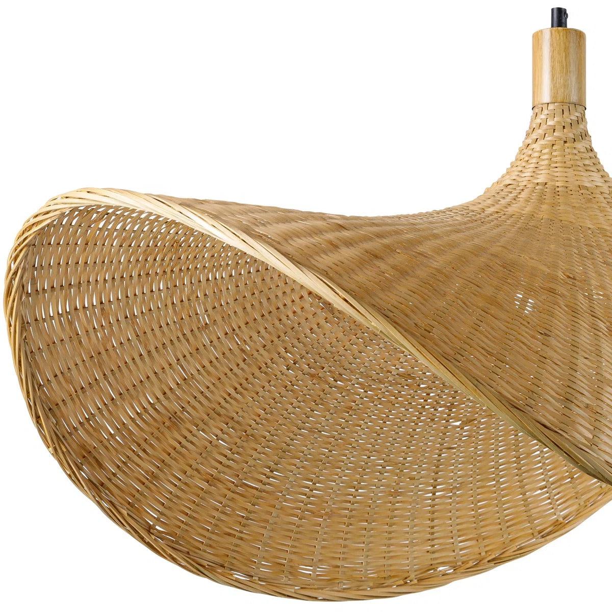 Dickerson Single Light Rattan Pendant – Height-Adjustable