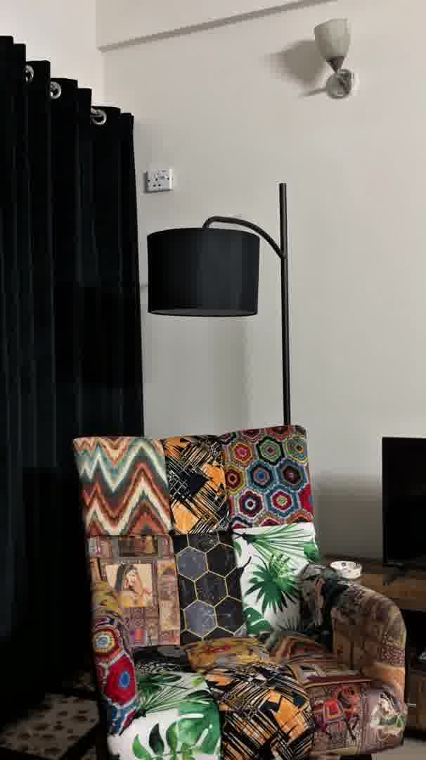 Floor Lamp – Black Metal Finish
