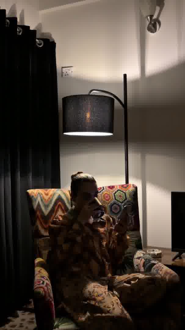 Floor Lamp – Black Metal Finish