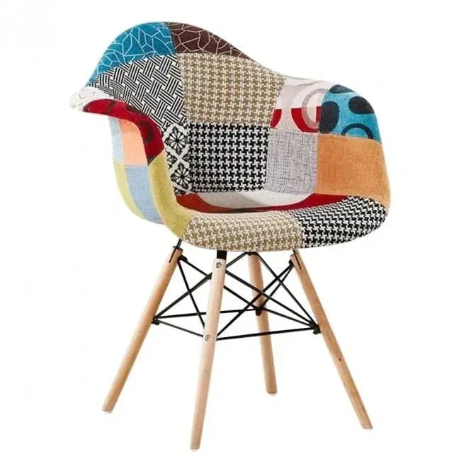 MODA PATCHWORK EIFFEL ARMCHAIR - The DecFair