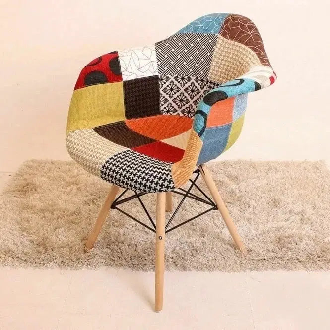 MODA PATCHWORK EIFFEL ARMCHAIR - The DecFair