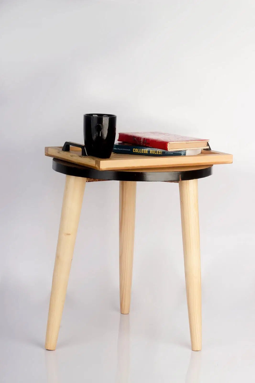 Tumbled Walnut side table