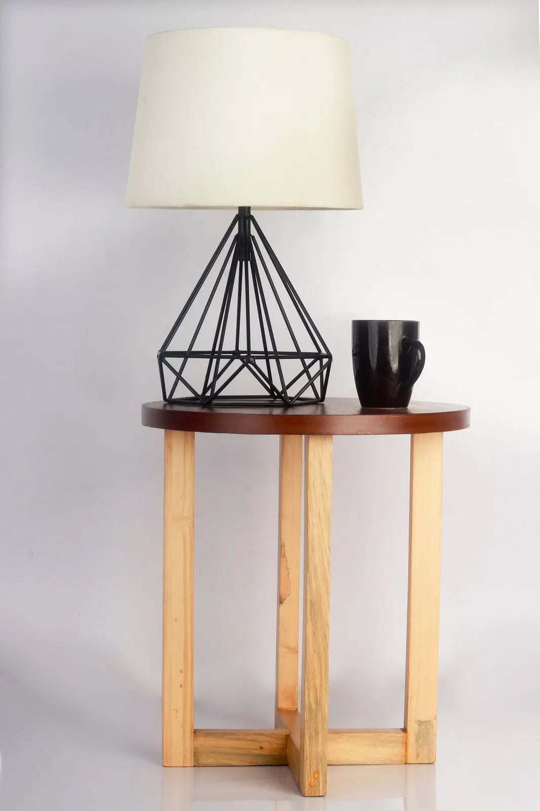Geometric metallic side lamp - The DecFair