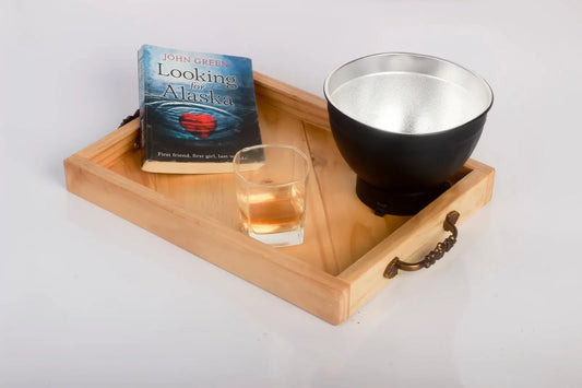 Rustic wooden Tray - The DecFair