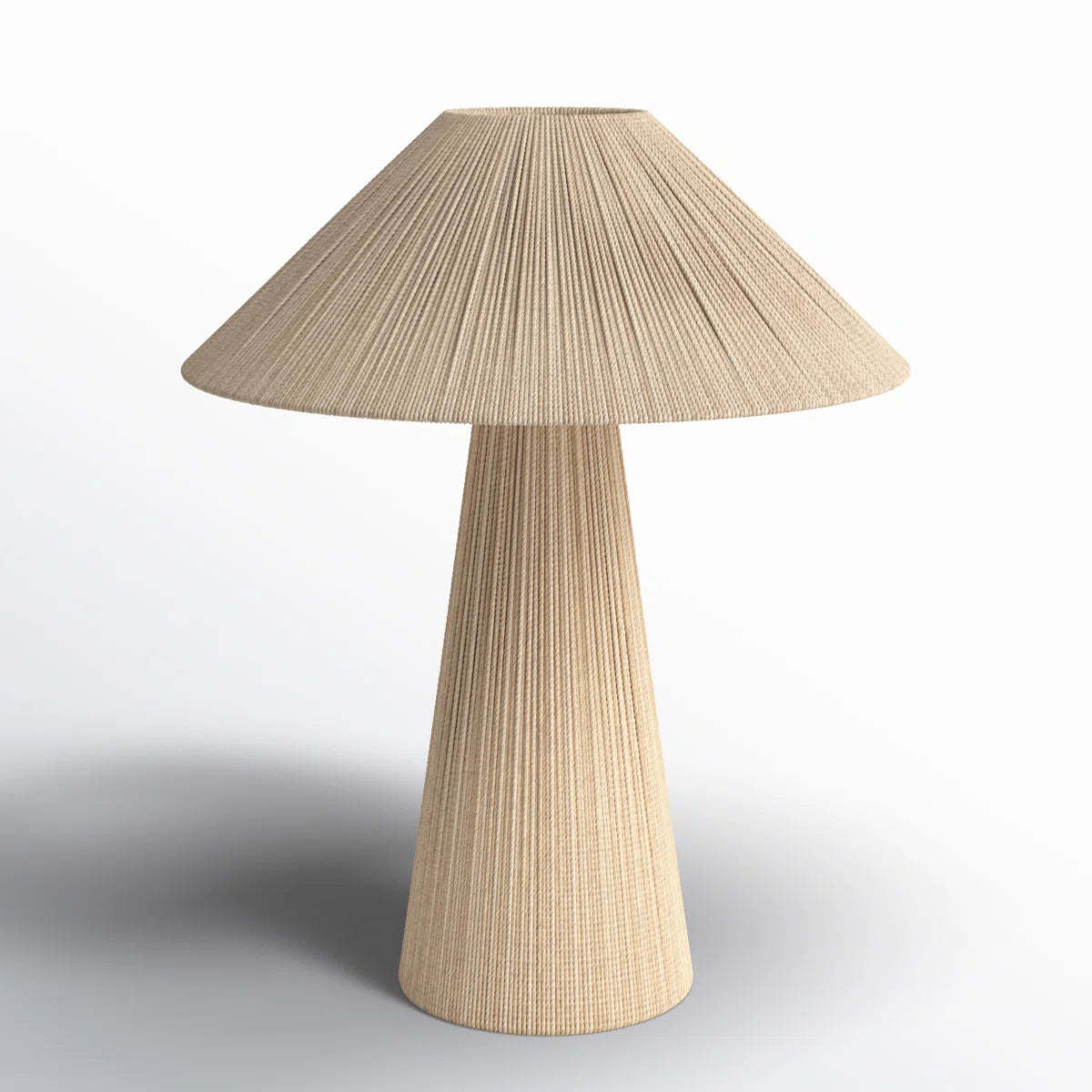 Karinthia Wicker/Rattan Table Lamp – 18" H