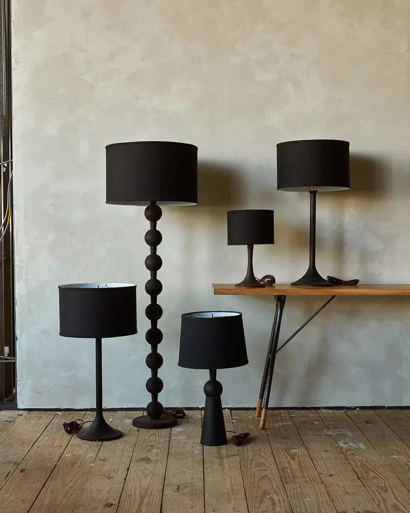 Hugo Barbell Floor Lamp - Dark Wash