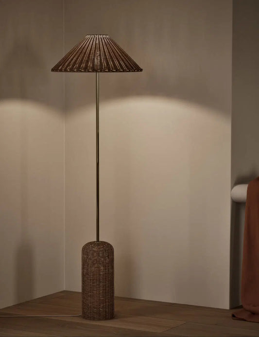 Rattan Floor Lamp