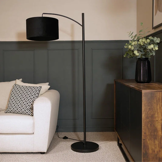 Floor Lamp – Black Metal Finish