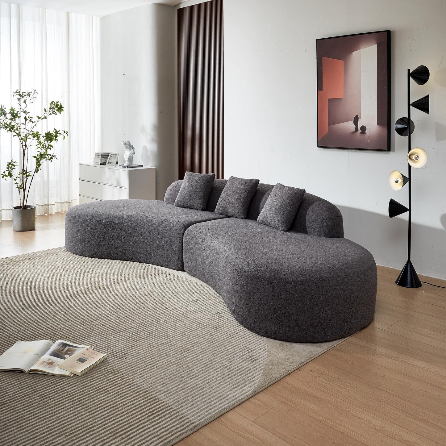 Decfair Bouclé Sofa 4-Seater