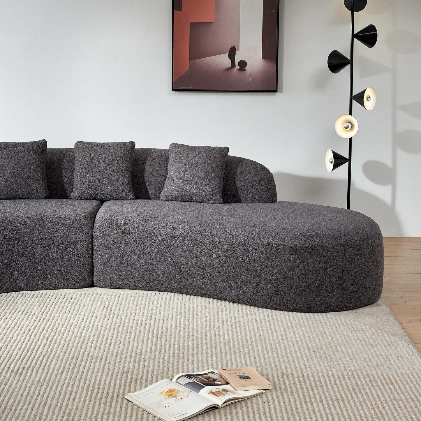 Decfair Bouclé Sofa 4-Seater