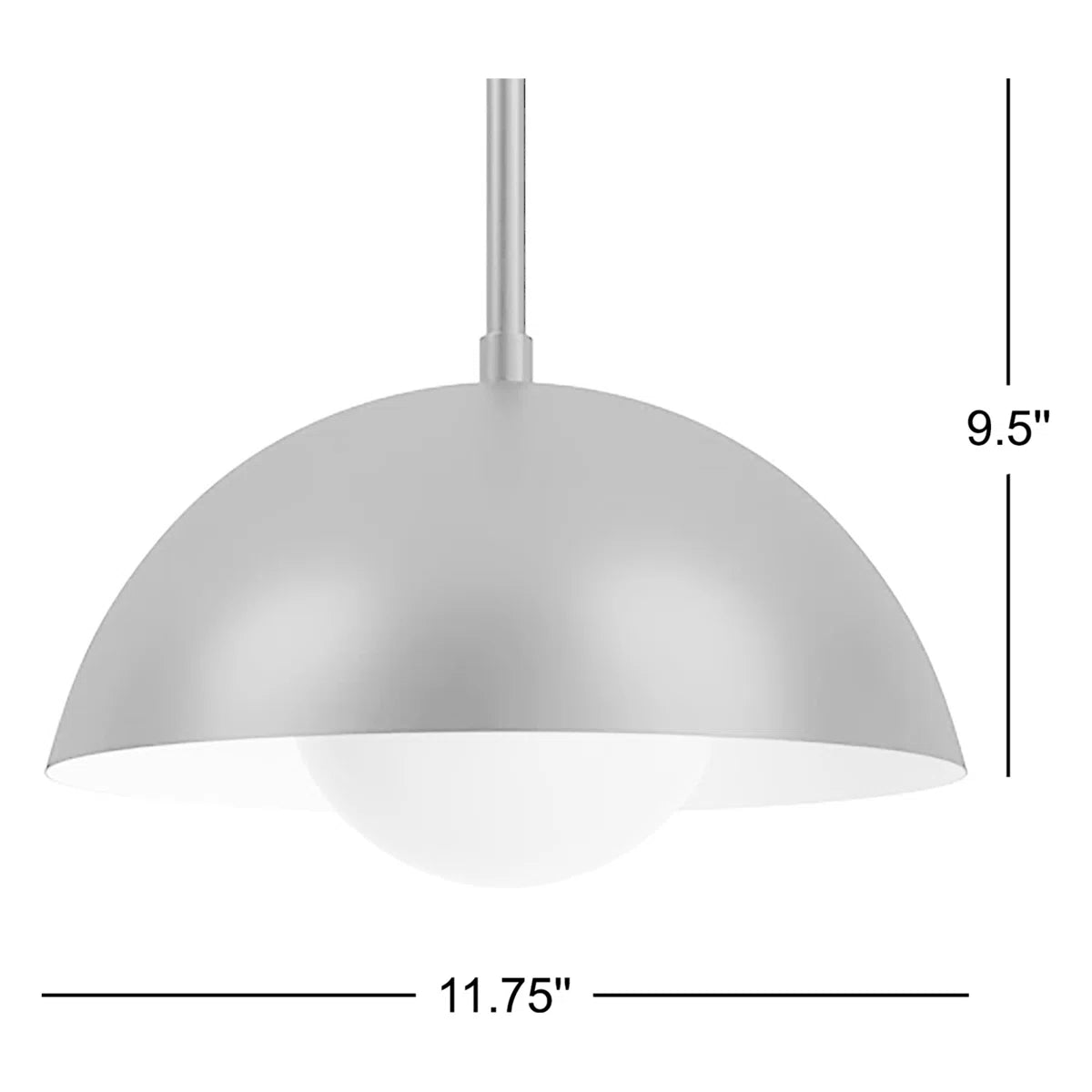 Montana Single Light Metal Dimmable Pendant
