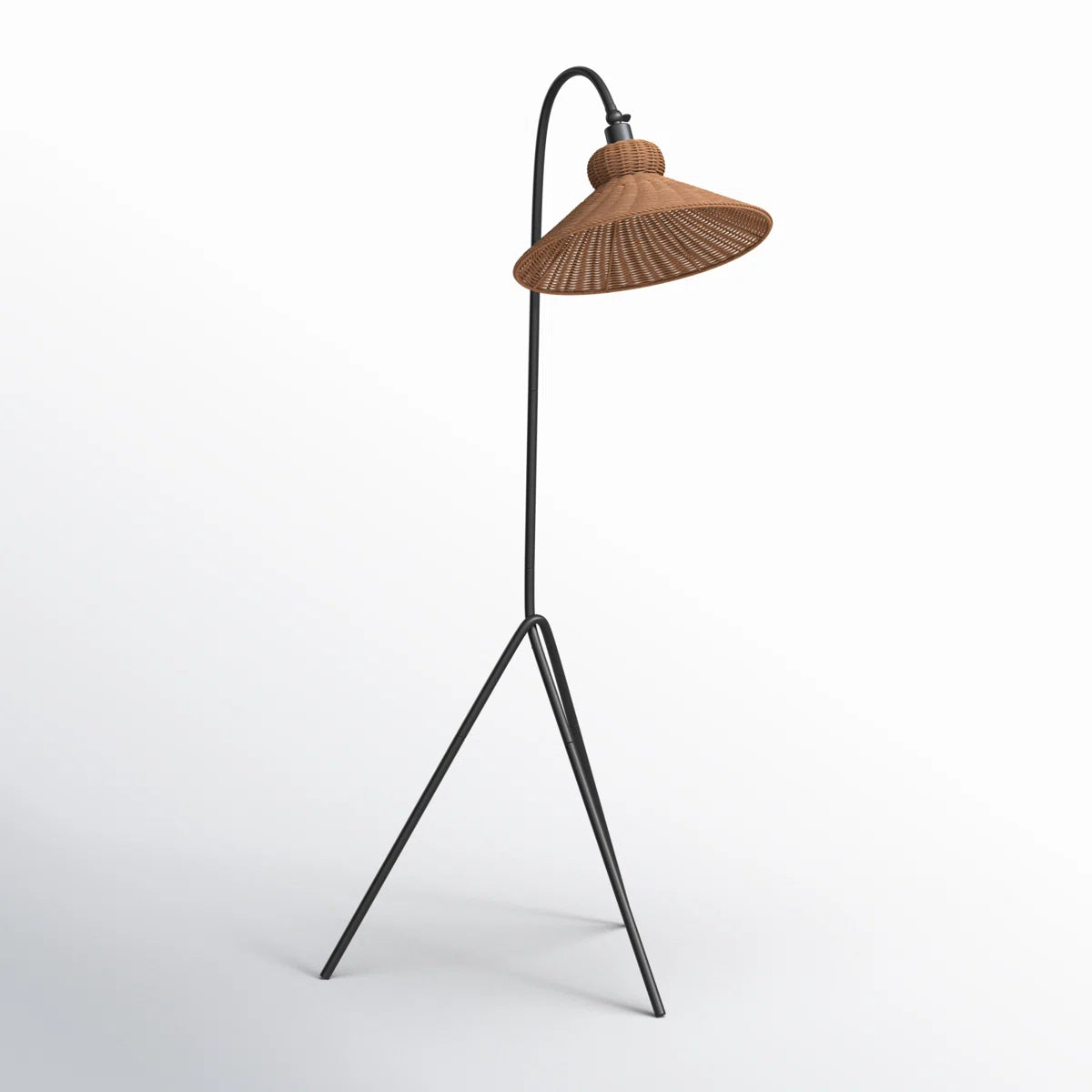 Plumeria 63.75" Iron Floor Lamp – Vintage-Inspired Design