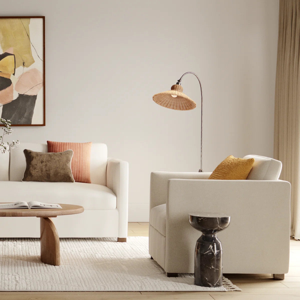 Plumeria 63.75" Iron Floor Lamp – Vintage-Inspired Design