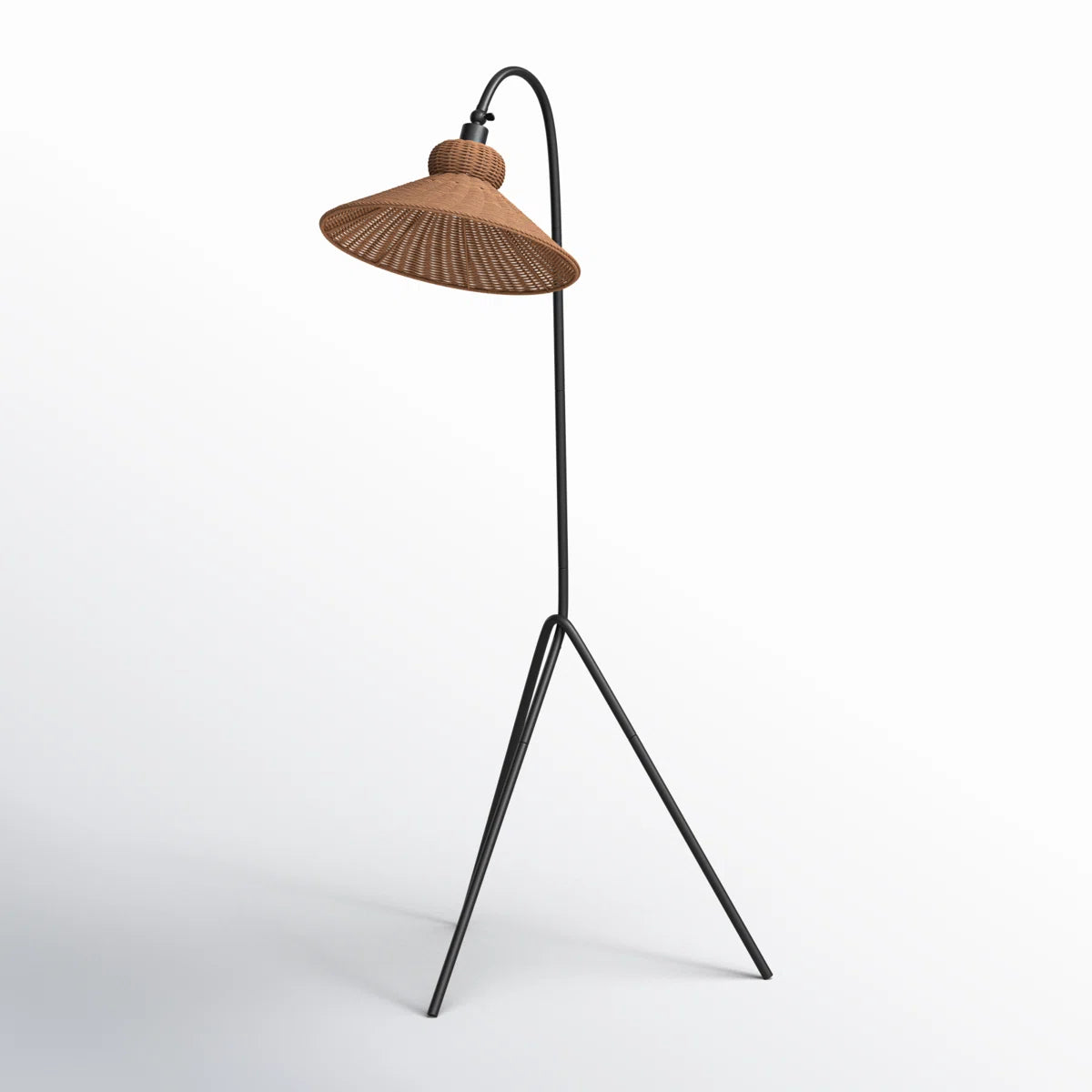 Plumeria 63.75" Iron Floor Lamp – Vintage-Inspired Design