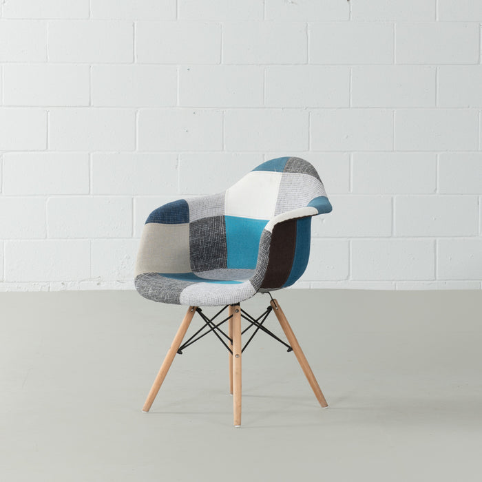 Wazo Checkered Armchair — Style 2