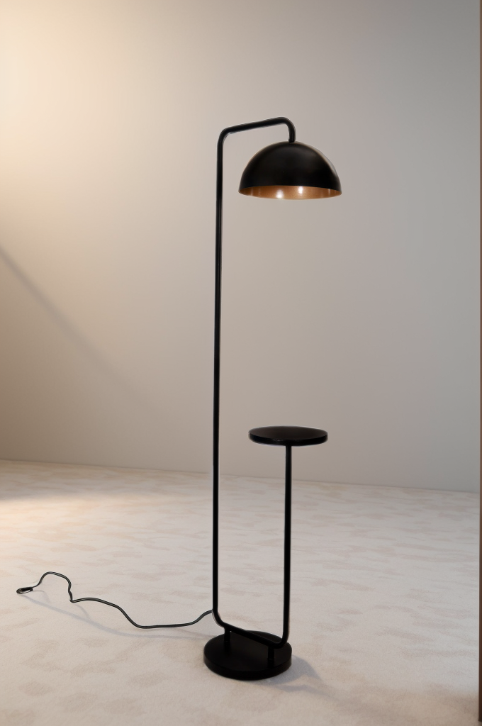 Metal shade floor lamp 23456