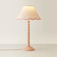 Bobbin Rose Pink Table Lamp