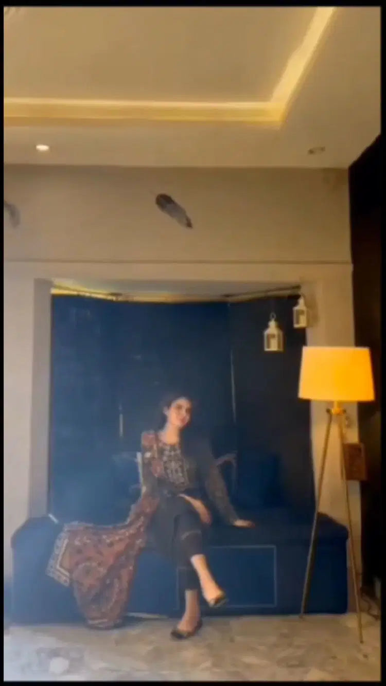 Brass Tripod Floor Lamp