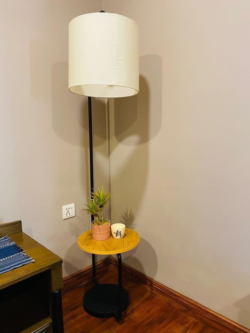 Industrial Wooden Lamp