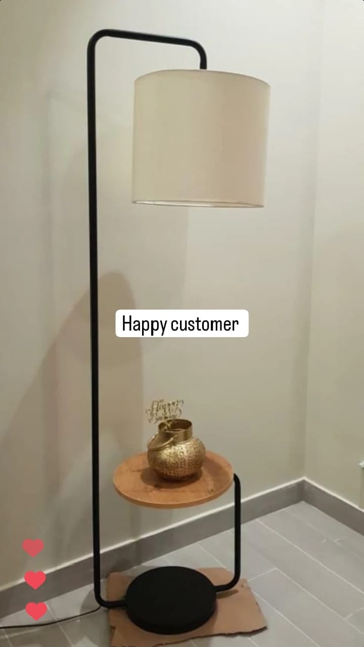 Industrial Wooden Lamp