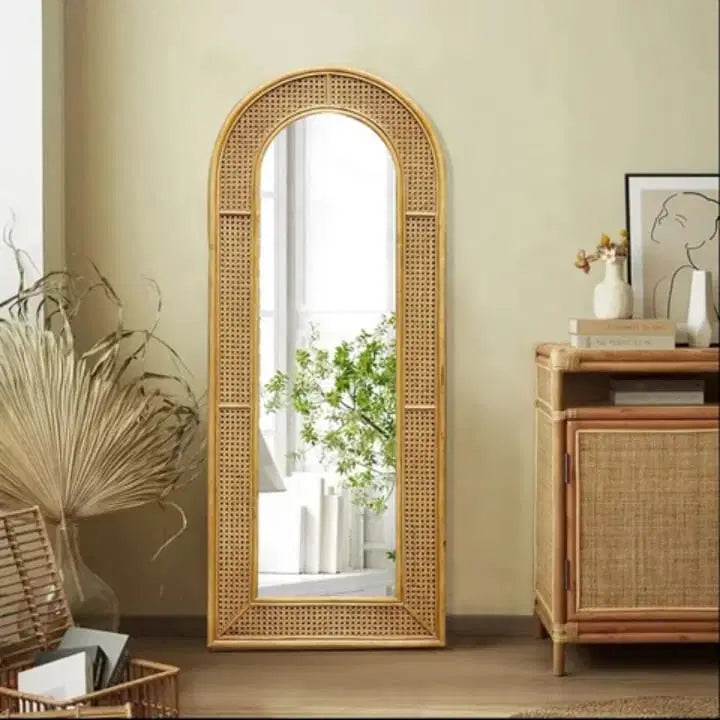 Rattan Mirror