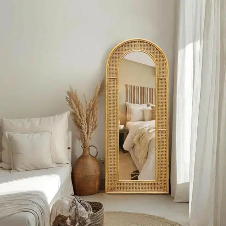 Rattan Mirror