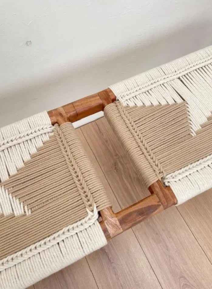 Mid-century double seater bench