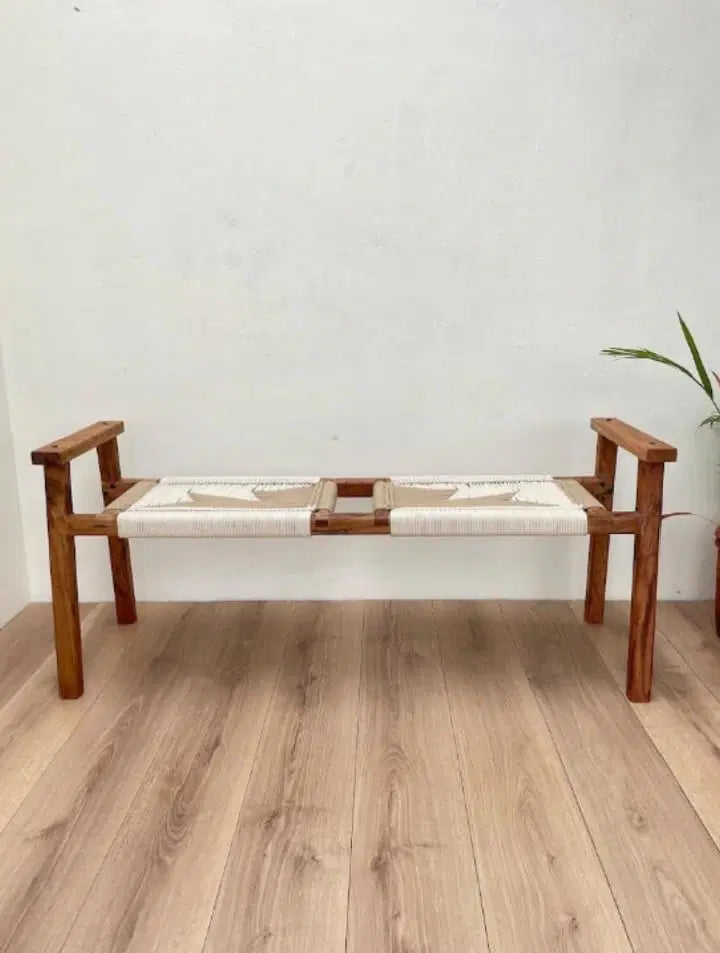 Mid-century double seater bench
