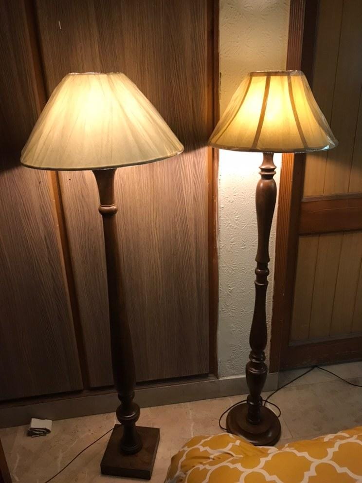 Vintage Floor Lamp-Pair