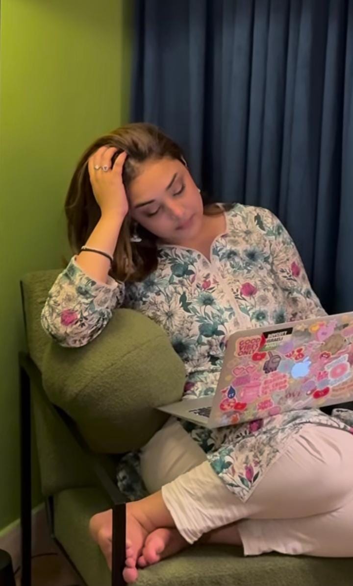 Boucle Chair in olive green