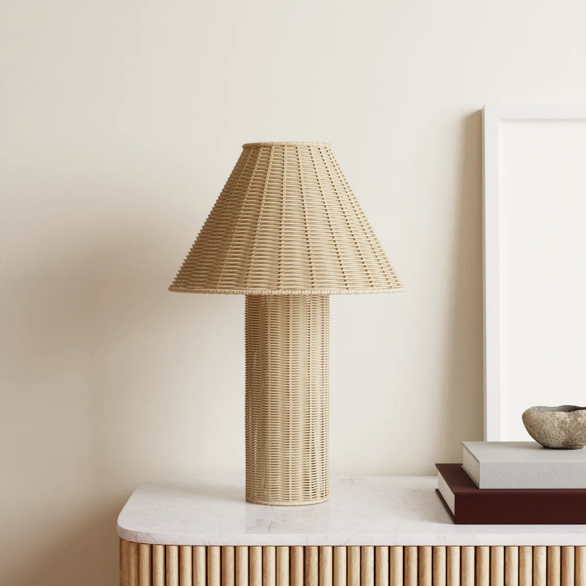Wicker/Rattan Table Lamp
