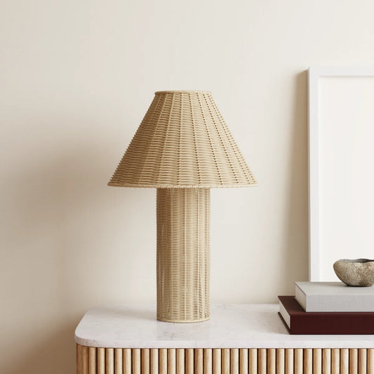 Wicker/Rattan Table Lamp
