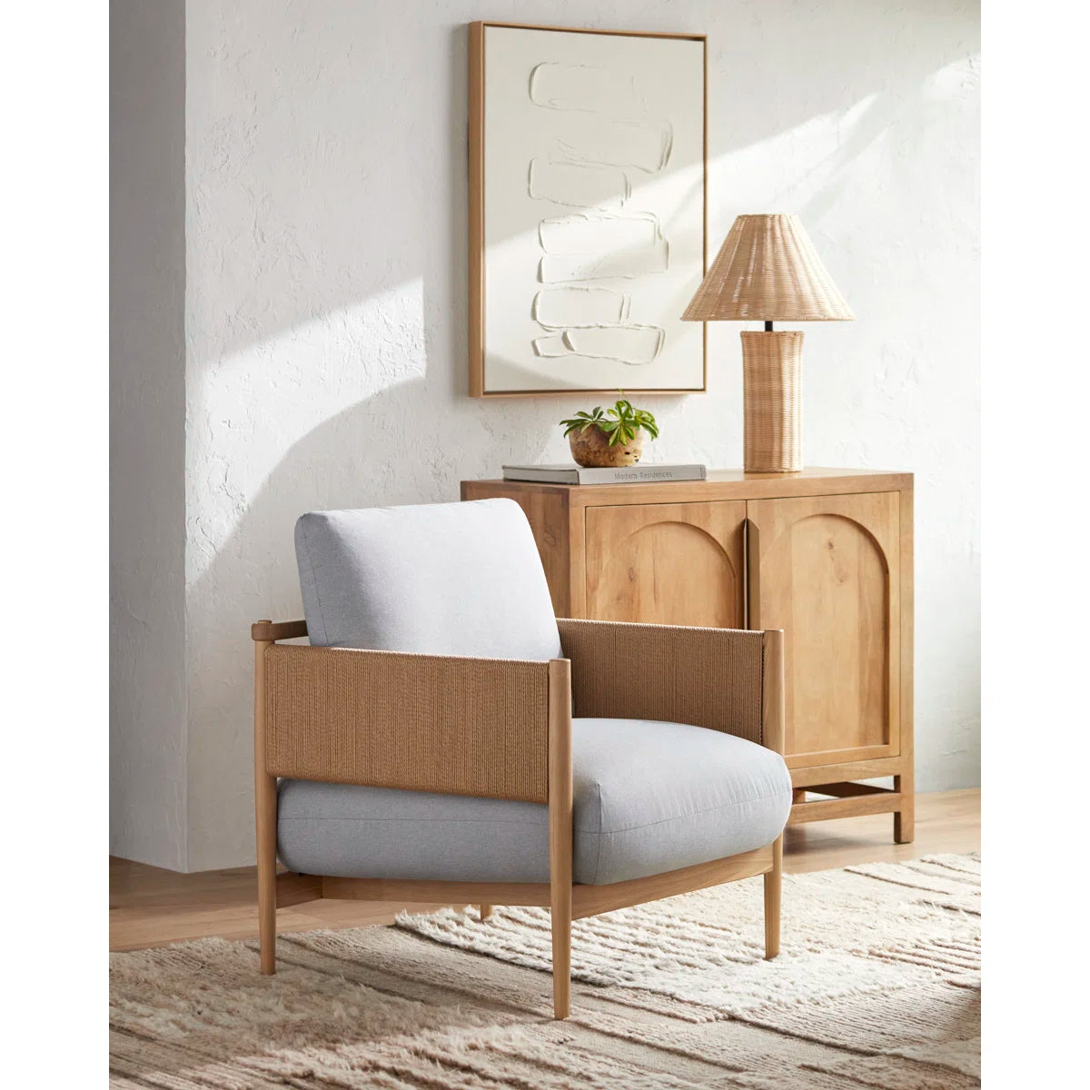 Wicker/Rattan Table Lamp