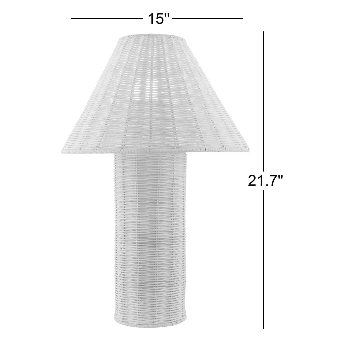 Wicker/Rattan Table Lamp