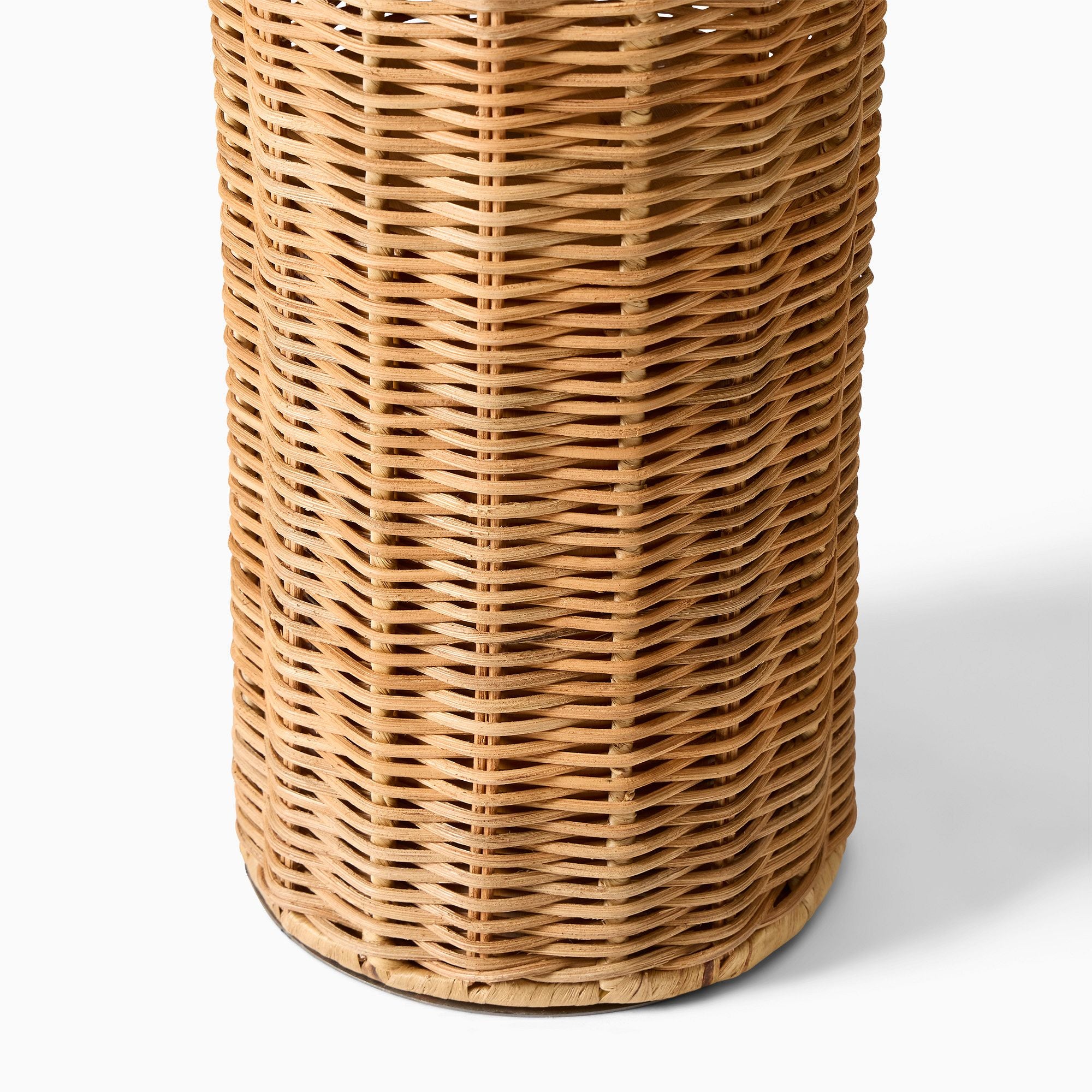 Amelia Woven Floor Lamp – Natural Rattan