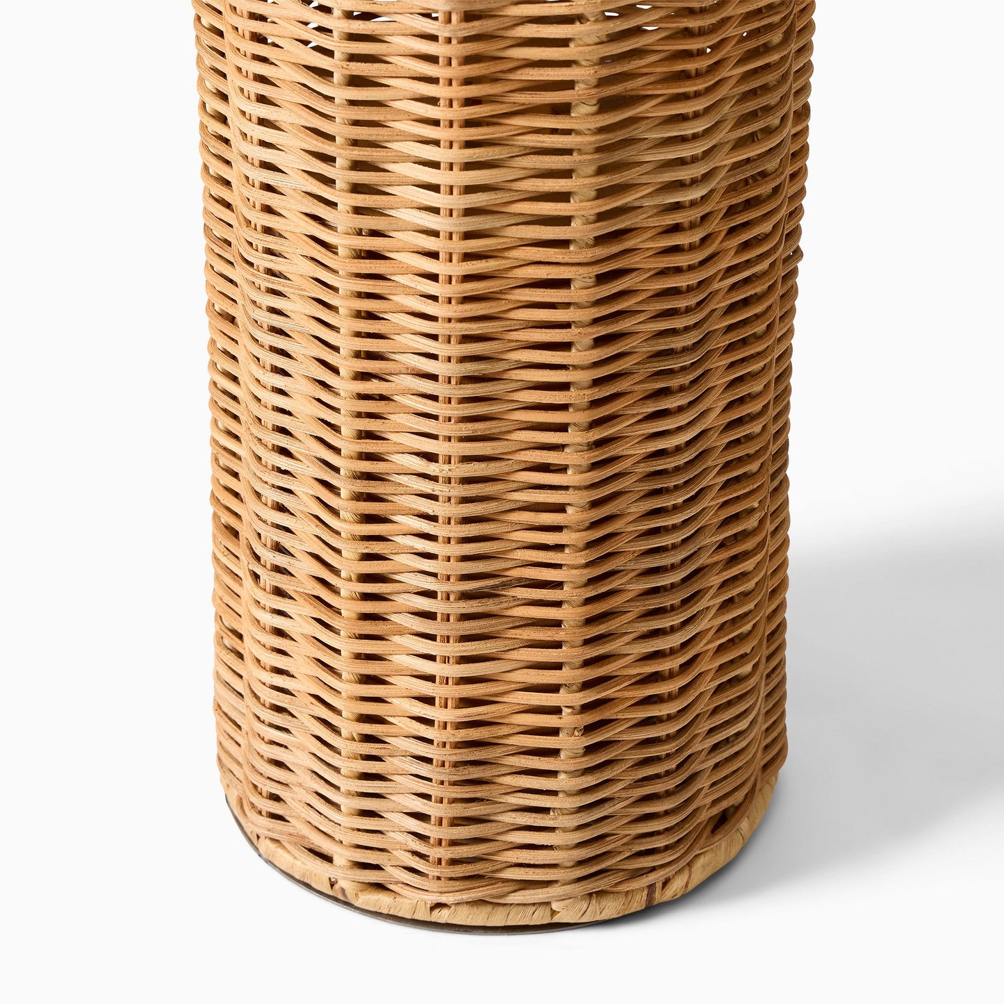 Amelia Woven Floor Lamp – Natural Rattan