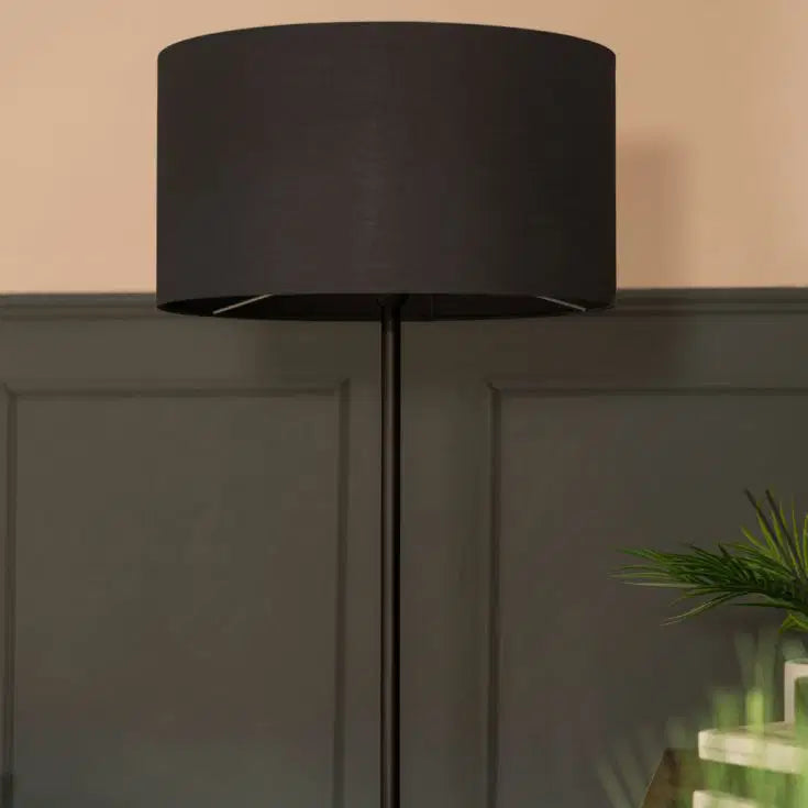 Black Table Top Floor Lamp