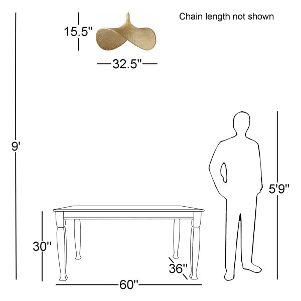 Dickerson Single Light Rattan Pendant – Height-Adjustable