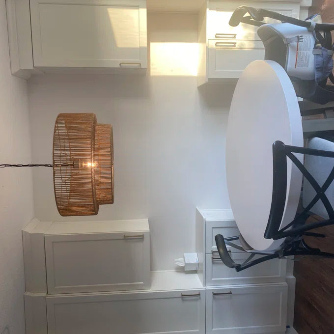 Devonya Single Light Paper Pendant – Height-Adjustable