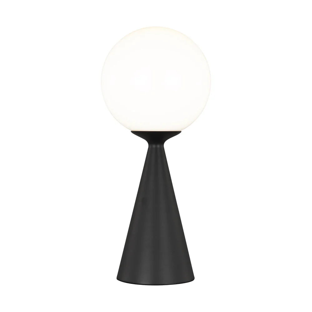 AERIN Galassia Table Lamp in Midnight Black
