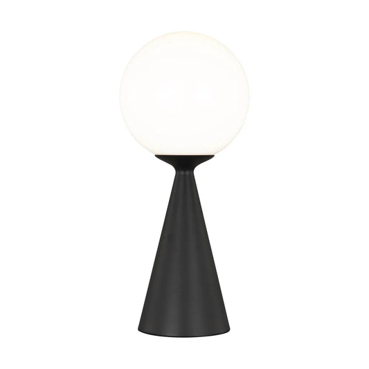AERIN Galassia Table Lamp in Midnight Black