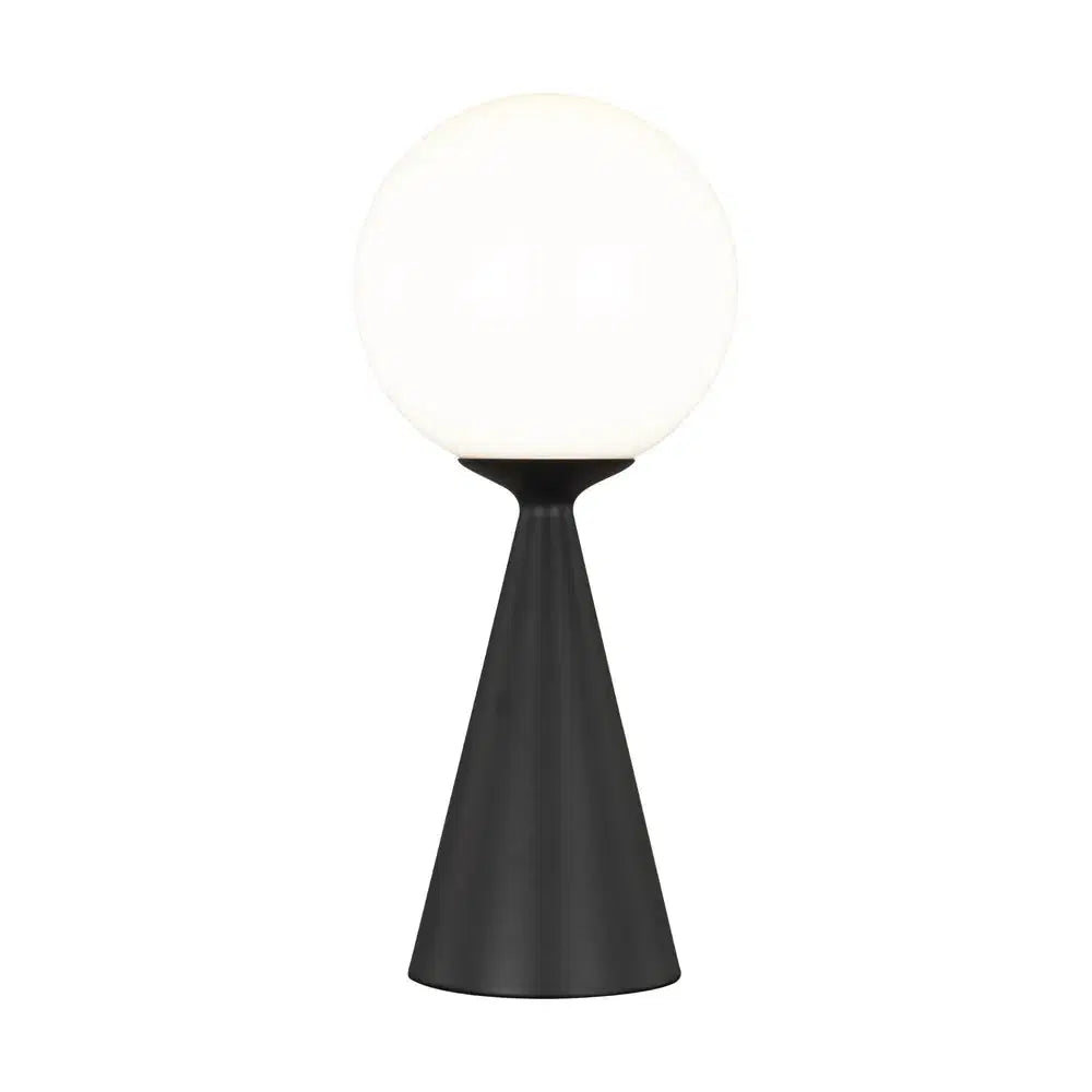 AERIN Galassia Table Lamp in Midnight Black