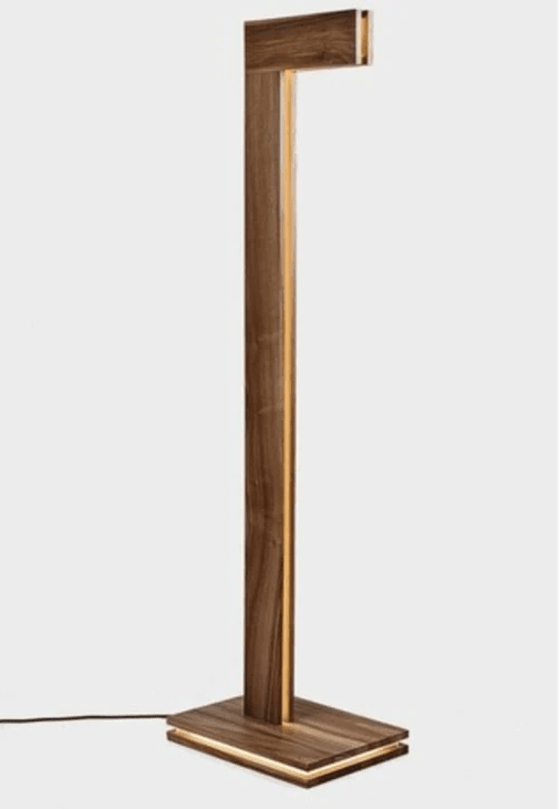 Handmade Wood Led Floor Lamp
